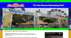 Desktop Screenshot of marennaamusements.com